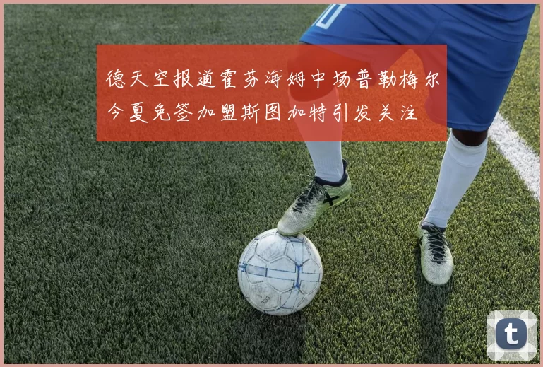 德天空报道霍芬海姆中场普勒梅尔今夏免签加盟斯图加特引发关注